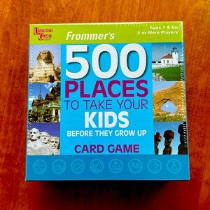 Frommer’s Game 500 places to take your kids before they grow up card game NWT